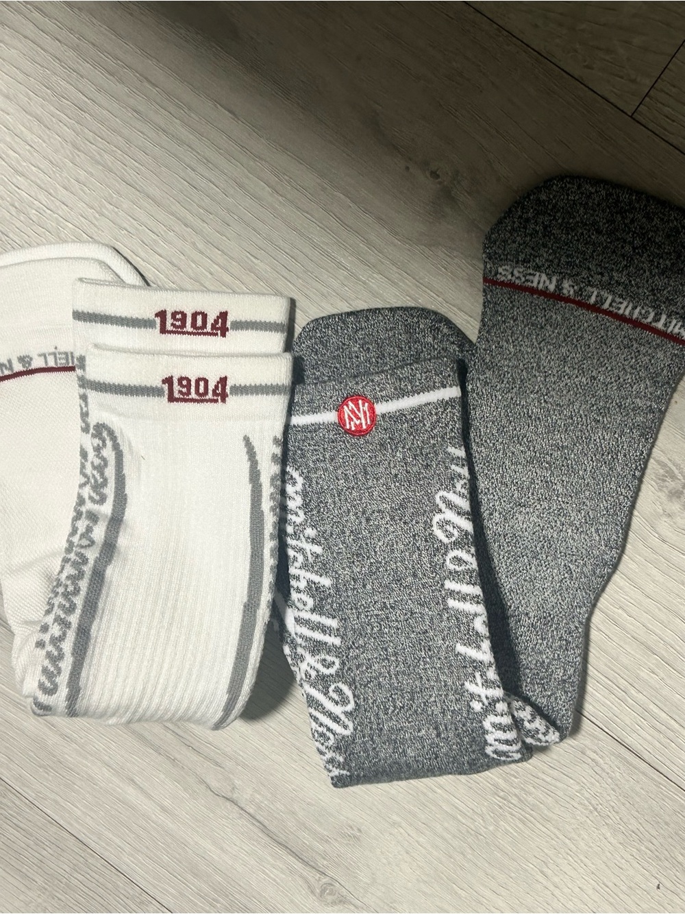 Mitchell & Ness Crew Socks - 2 Pair